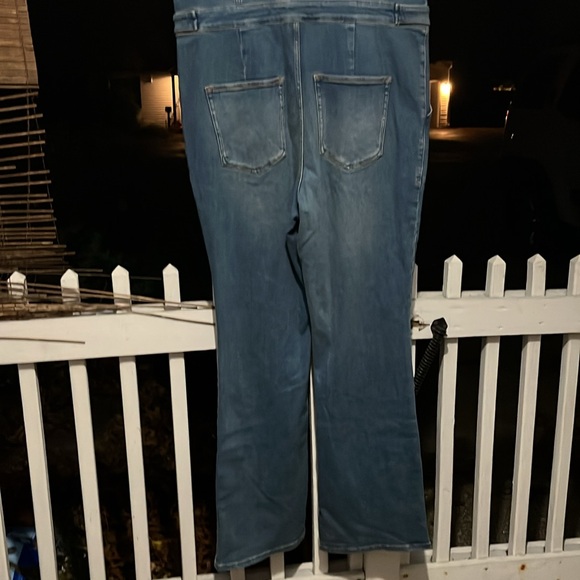 LAST OFFER! Good American Fit For Success Bootcut Denim Jumpsuit Sz 6 (18) 3XL - Picture 12 of 17